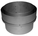 Flue Adapter - 125 Rigid to 125 Flex