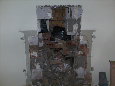 PReparing Fireplace