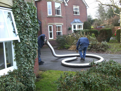 Lining the chimney